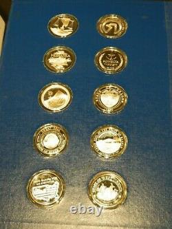 Franklin Mint 50 Ounces Sterling Silver 1976 Bi-Centennial Medals Complete