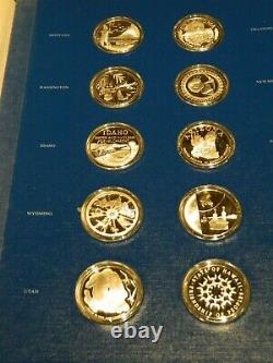 Franklin Mint 50 Ounces Sterling Silver 1976 Bi-Centennial Medals Complete