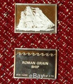 Franklin Mint 50 Rare Silver Ingots Great Sailing Ships Of History