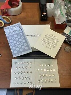 Franklin Mint 50 States of the Union MINI Coin Set 1st Ed Sterling Silver