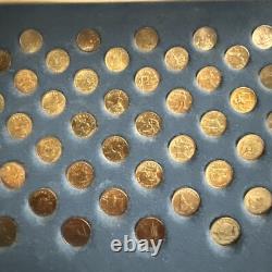 Franklin Mint 50 States of the Union Mini Coin Set First Edition MISSING 1 COIN