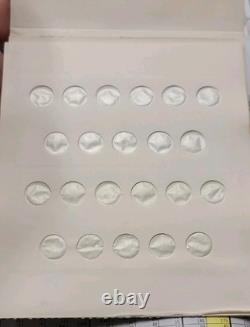 Franklin Mint 50 States of the Union Mini Sterling Silver Coin Set