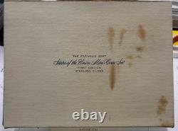 Franklin Mint 50 States of the Union Mini Sterling Silver Coin Set