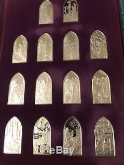 Franklin Mint 66 Sterling Silver Ingots-The Books Of The Bible-Protestant