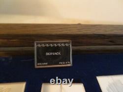 Franklin Mint 925 Silver Great Sailing Ships of Sea 50 Ingot Set Display Case