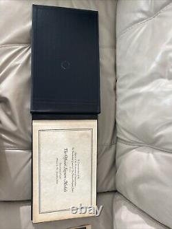 Franklin Mint. 925 Silver Medal Signers of the Declaration 56 Pc Complete Set