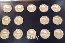Franklin Mint. 925 Silver Medal Signers of the Declaration 56 Pc Complete Set