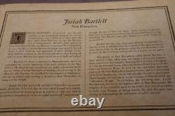 Franklin Mint. 925 Silver Medal Signers of the Declaration 56 Pc Complete Set
