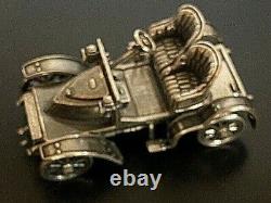 Franklin Mint 925 Sterling Silver 1905 Vauxhall Miniature Car 143 Scale