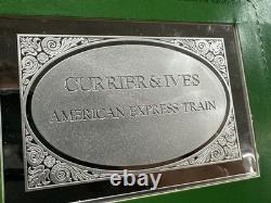 Franklin Mint. 999 Silver Ingots Currier & Ives Gem American Express 2.78