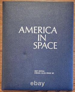 Franklin Mint America In Space 24 Sterling Silver Proofs 1970