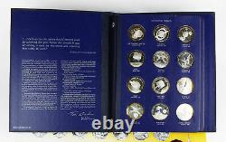 Franklin Mint America in Space Sterling Silver Proof Set 24 pc + Extra Apollo 11