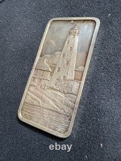 Franklin Mint America the Beautiful Sandy Hook antique 1 Troy Oz 999 Silver rare