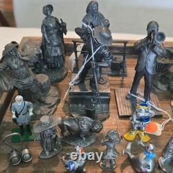 Franklin Mint And Assorted Pewter Figurines