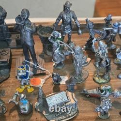 Franklin Mint And Assorted Pewter Figurines