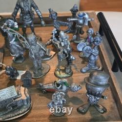 Franklin Mint And Assorted Pewter Figurines