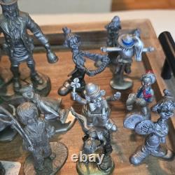 Franklin Mint And Assorted Pewter Figurines
