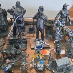 Franklin Mint And Assorted Pewter Figurines