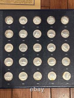 Franklin Mint Antique Car Coins Series 2 Sterling Silver 25 Piece Proof Set