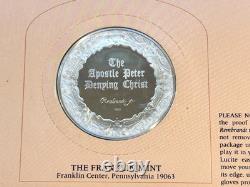 Franklin Mint Apostle Peter Sterling Silver Medal (The Twelve Apostles Series)