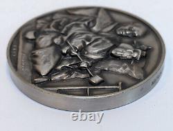 Franklin Mint Art Medal'Bunraku' by Shigemi Kawasumi 1972 Sterling silver