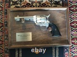 Franklin Mint BAT MASTERSON replica Colt. 45 Revolver no COA