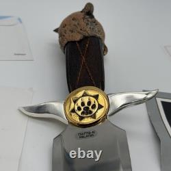 Franklin Mint Ben Nighthorse Navajo Mountain Lion Knife Turquoise