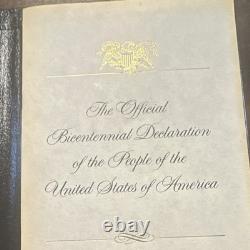 Franklin Mint Bicentennial Commemorative 0.925 Sterling Silver Medal