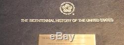 Franklin Mint Bicentennial History of the United States 100 Sterling Silver