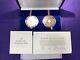 Franklin Mint Bicentennial Medal Matched Proof Sterling Silver And Bronze