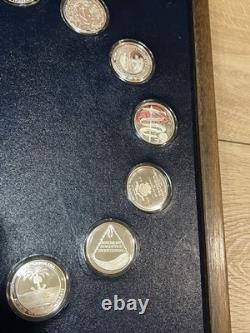 Franklin Mint Bicentennial Medals 13 Original States-Sterling Silver