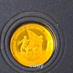 Franklin Mint Bicentennial Silver/gold Lot Of Proof Medals Set 1776-1976