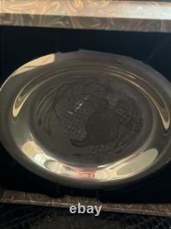 Franklin Mint Bobwhite Sterling Silver Bird Plate Richard Evans Younger 1972 COA