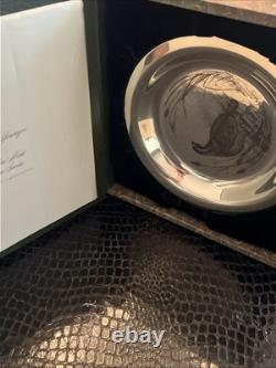 Franklin Mint Bobwhite Sterling Silver Bird Plate Richard Evans Younger 1972 COA