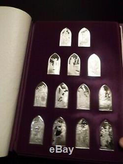 Franklin Mint Books of the Bible Solid Sterling Silver Edition