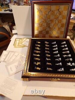 Franklin Mint CIVIL War Gold & Silver Very Cleanwith Cards