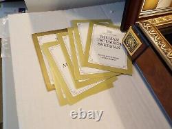 Franklin Mint CIVIL War Gold & Silver Very Cleanwith Cards