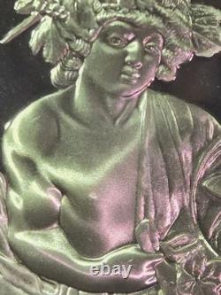 Franklin Mint Caravaggio Bacchus c. 1589 2 oz Silver Art Medal Round SW