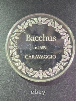 Franklin Mint Caravaggio Bacchus c. 1589 2 oz Silver Art Medal Round SW