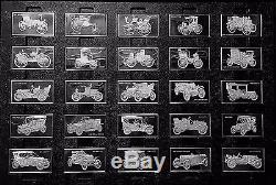 Franklin Mint Centennial Car Ingot Collection 100 Sterling Silver Proofs