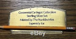 Franklin Mint Centennial Car Ingot Collection 100 Sterling Silver Proofs