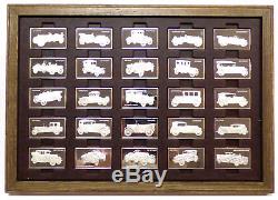 Franklin Mint Centennial Car Ingot Collection 100 pc. Sterling Silver Set 208 oz