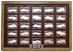 Franklin Mint Centennial Car Ingot Collection 100 pc. Sterling Silver Set 208 oz