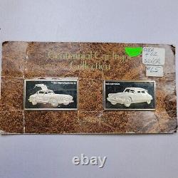 Franklin Mint Centennial Car Ingot Collection 2x Lot Over 4 oz of Silver (C677)