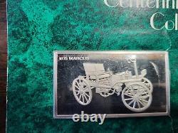 Franklin Mint Centennial Car Ingot Collection BENZ + MARCUS 4oz silver