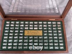 Franklin Mint Centennial Car Mini-Ingot Collection Complete 100 Sterling Silver
