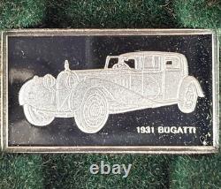 Franklin Mint Centennial Car Mini-Ingot Collection Complete 100 Sterling Silver