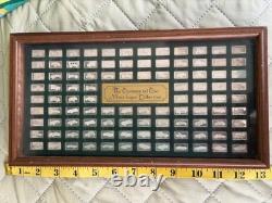 Franklin Mint Centennial Car Mini-Ingot Collection Complete 100 Sterling Silver