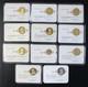 Franklin Mint Charter Member. 925 Sterling Silver Token Lot Of 11, Toned 72.9g