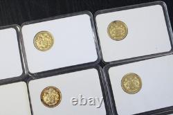 Franklin Mint Charter Member. 925 Sterling Silver Token Lot of 11, Toned 72.9g